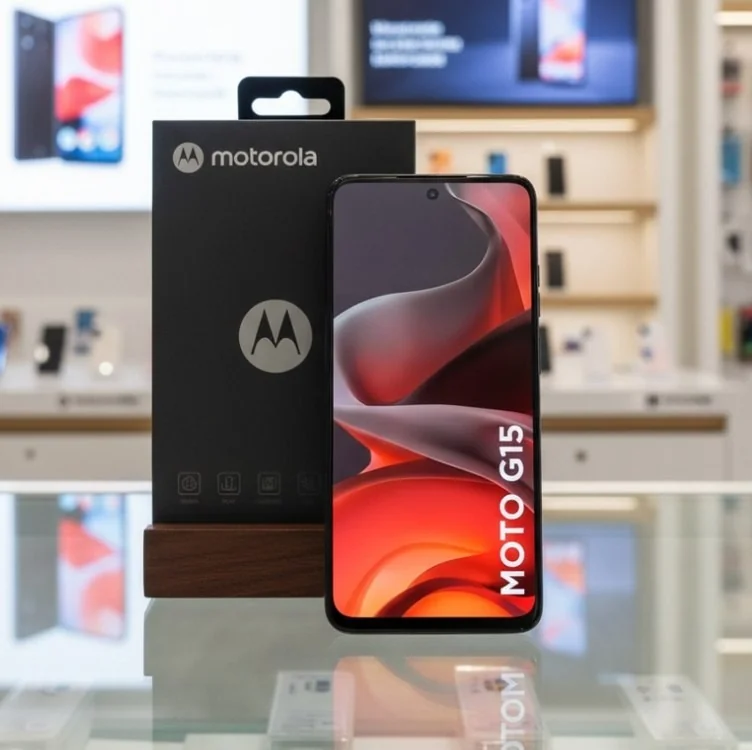 Smartphone Motorola Moto G15 - 256gb 12gb (4gb Ram+8gb Ram Boost) E Camera 50mp Com Ai E Night Vision Bateria De 5200 Mah Tela Fhd+ 6.7 Com Superbrilho Nfc - Grafite