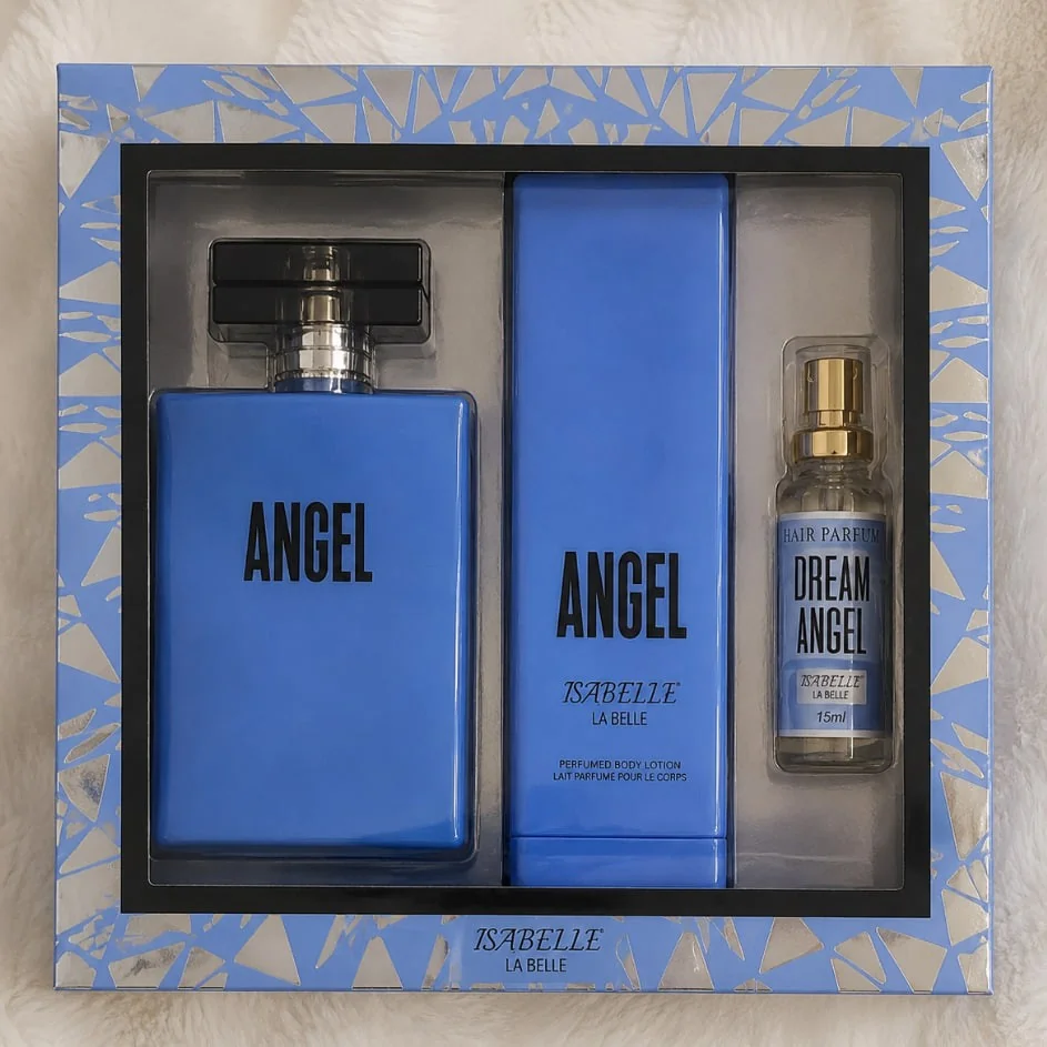 Kit Perfume Angel E Creme Corporal De 200ml Para Mulheres