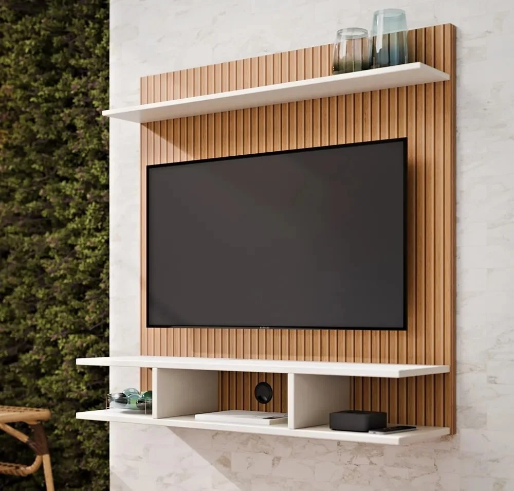 Suporte Painel Onix Para Tv32 Polegadas 90x90 Cm Prateleiras