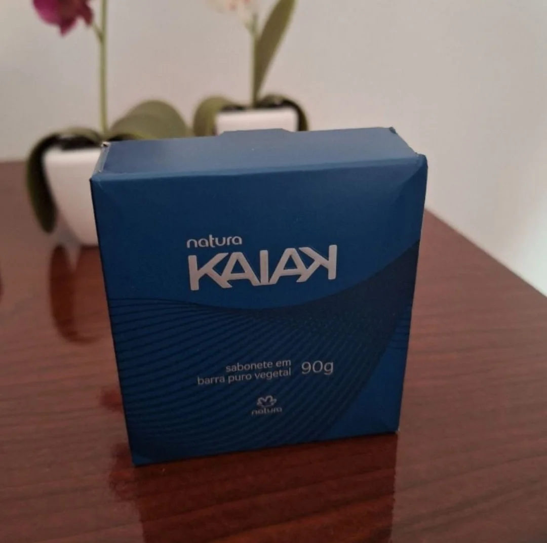 Caixa Duo Sabonetes Kaiak Clássico Masculino Natura - Lvdm