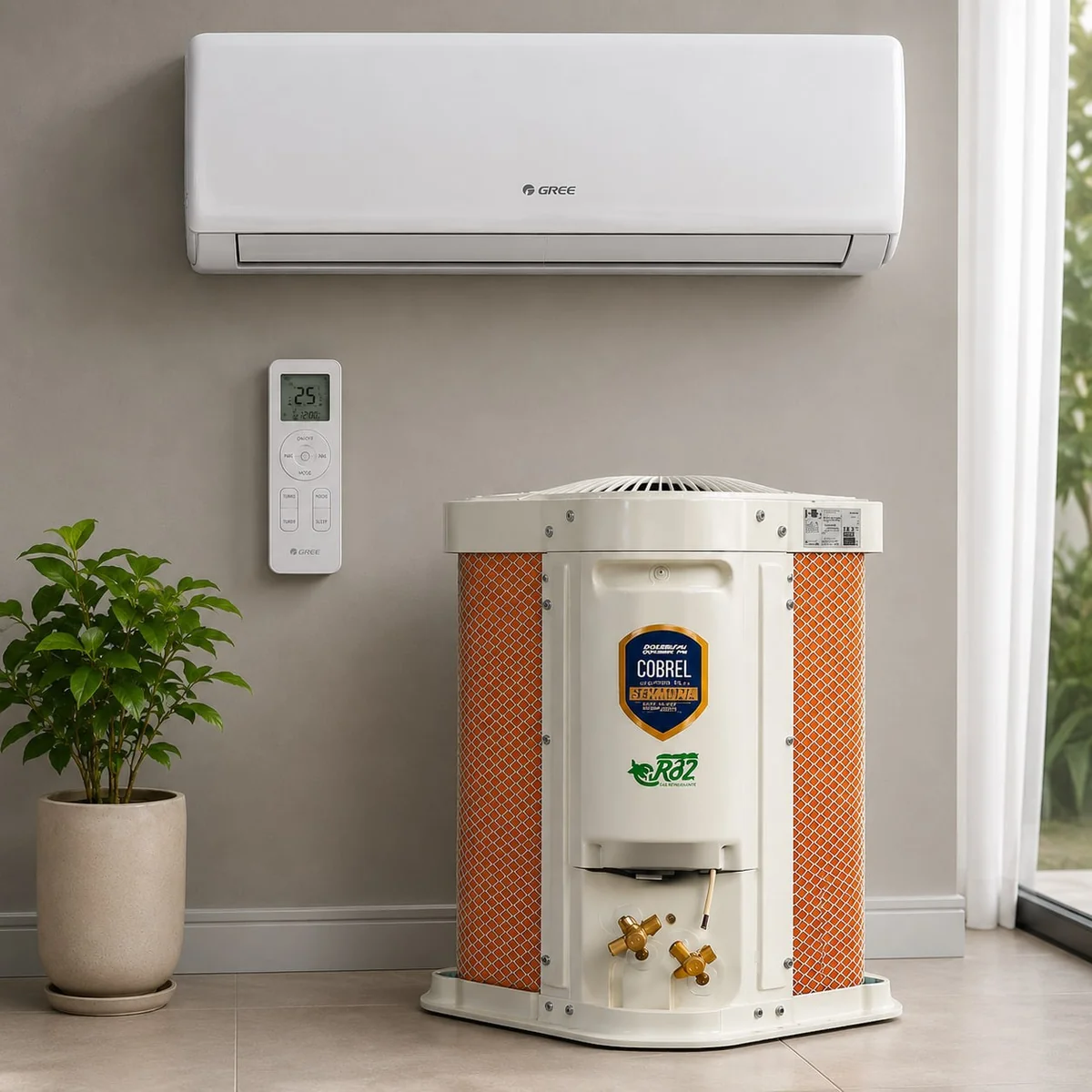 Ar Condicionado Split Hi Wall Inverter Gree G-Top Auto 12000 BTU/h Quente e Frio CB574N09300 – 220 Volts