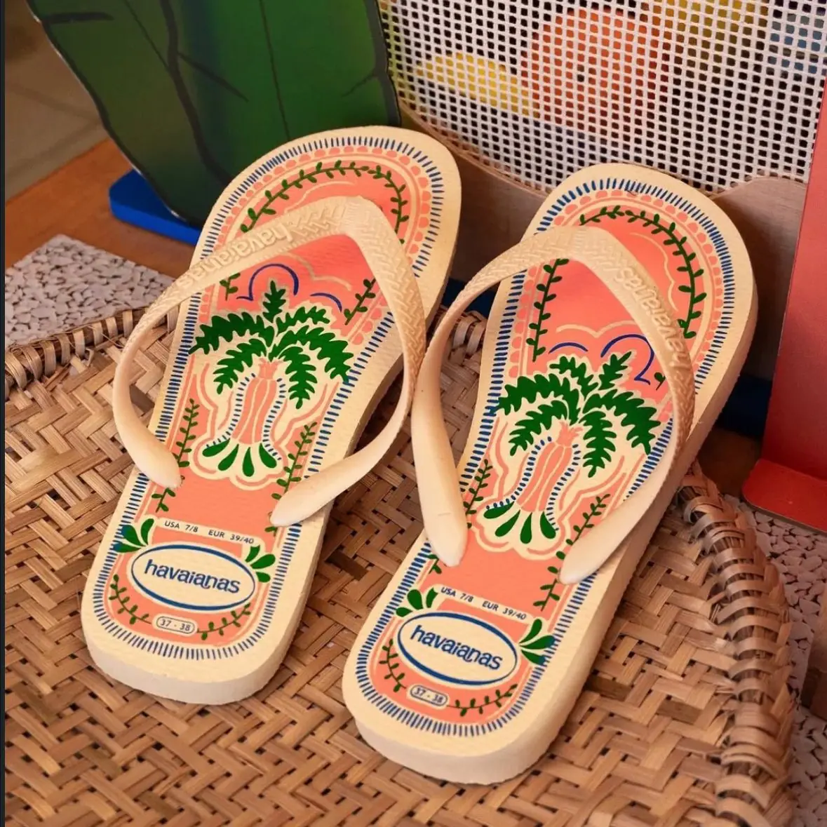 Chinelo Havaianas Top Summer Vibes Feminino Praia (2 cores)