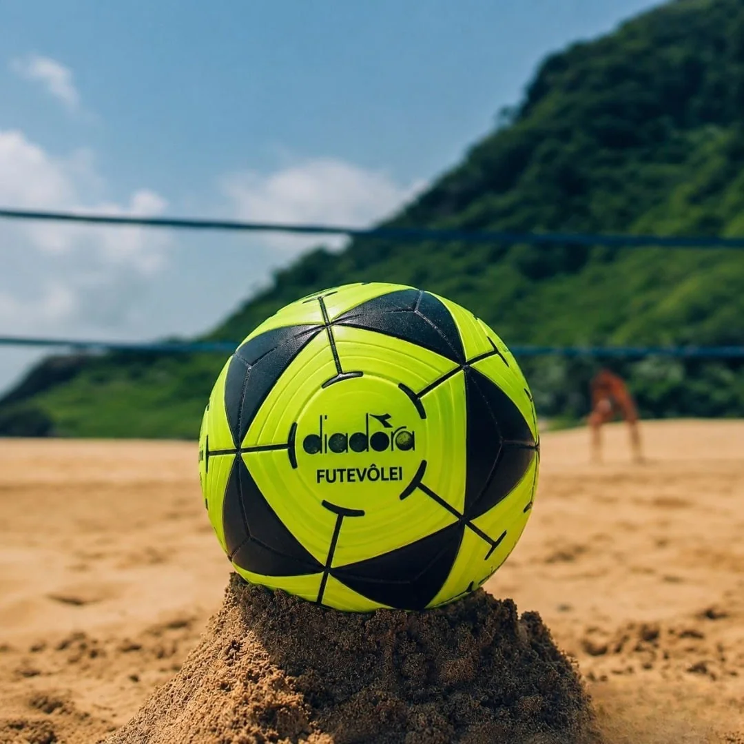 Bola De Futevôlei Diadora Elite-r Amarelo Oficial