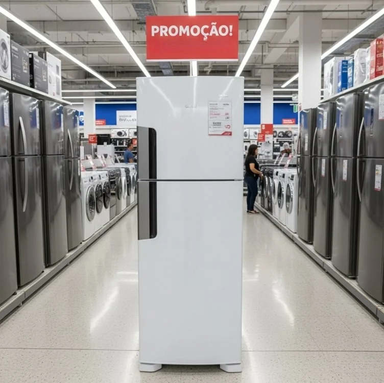 Geladeira/Refrigerador Consul Smart Frost Free Duplex Branca 377L CRM44MBANA