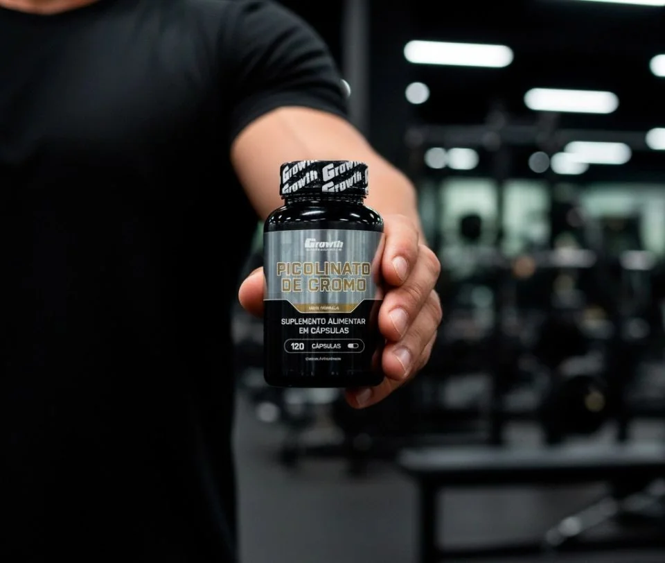 Picolinato De Cromo 120 Cáps. Growth Supplements