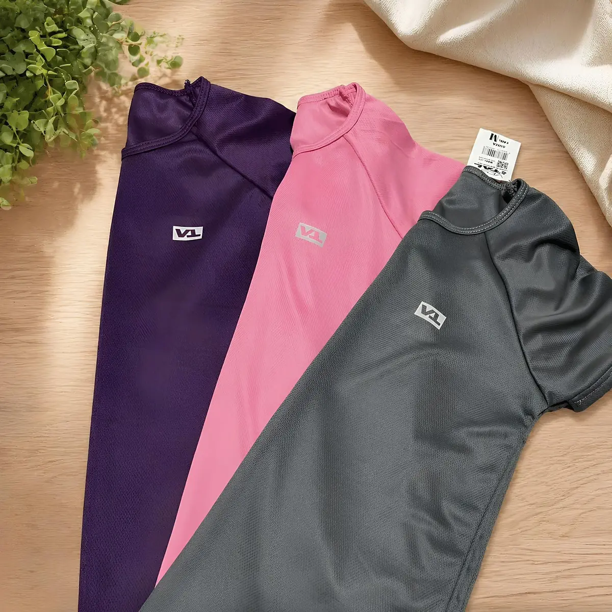 Kit 4 Blusas Feminina Fitness Dry Fit  Camiseta Academia