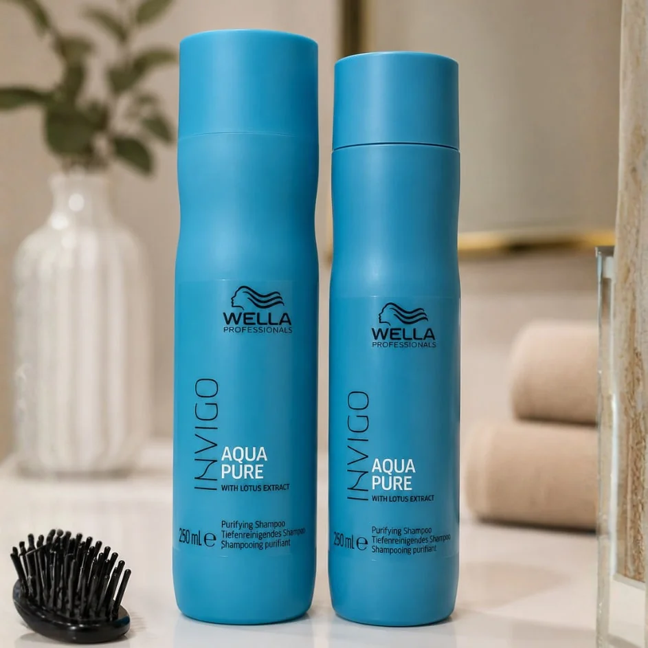 Kit Wella Professionals Invigo Balance Aqua Pure - Shampoo Antirresiduos 250ml (2 Unidades)