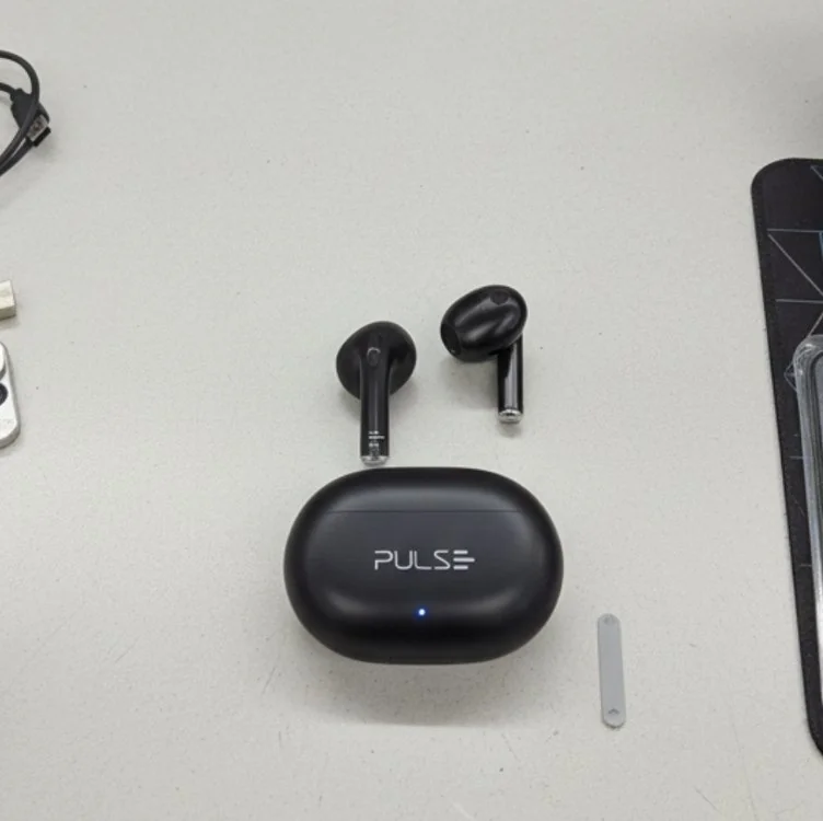 Fone De Ouvido Pulse Tws Bluetooth 5.3 Com Touch, Som Estéreo E Até 12h De Bateria  Ph413 Preto