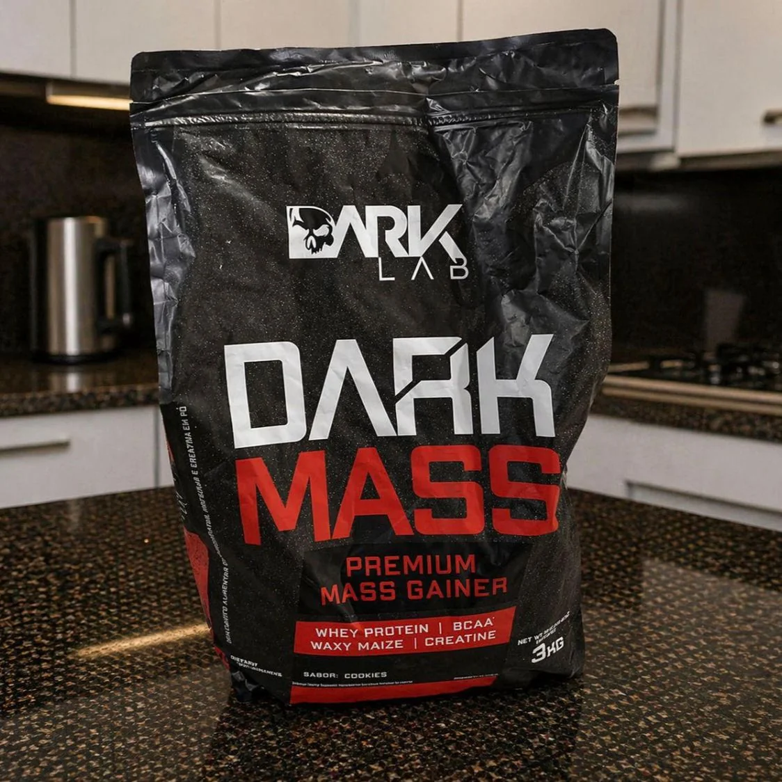 Hipercalórico Dark Mass 3kg Dark Lab Sabor Cookies
