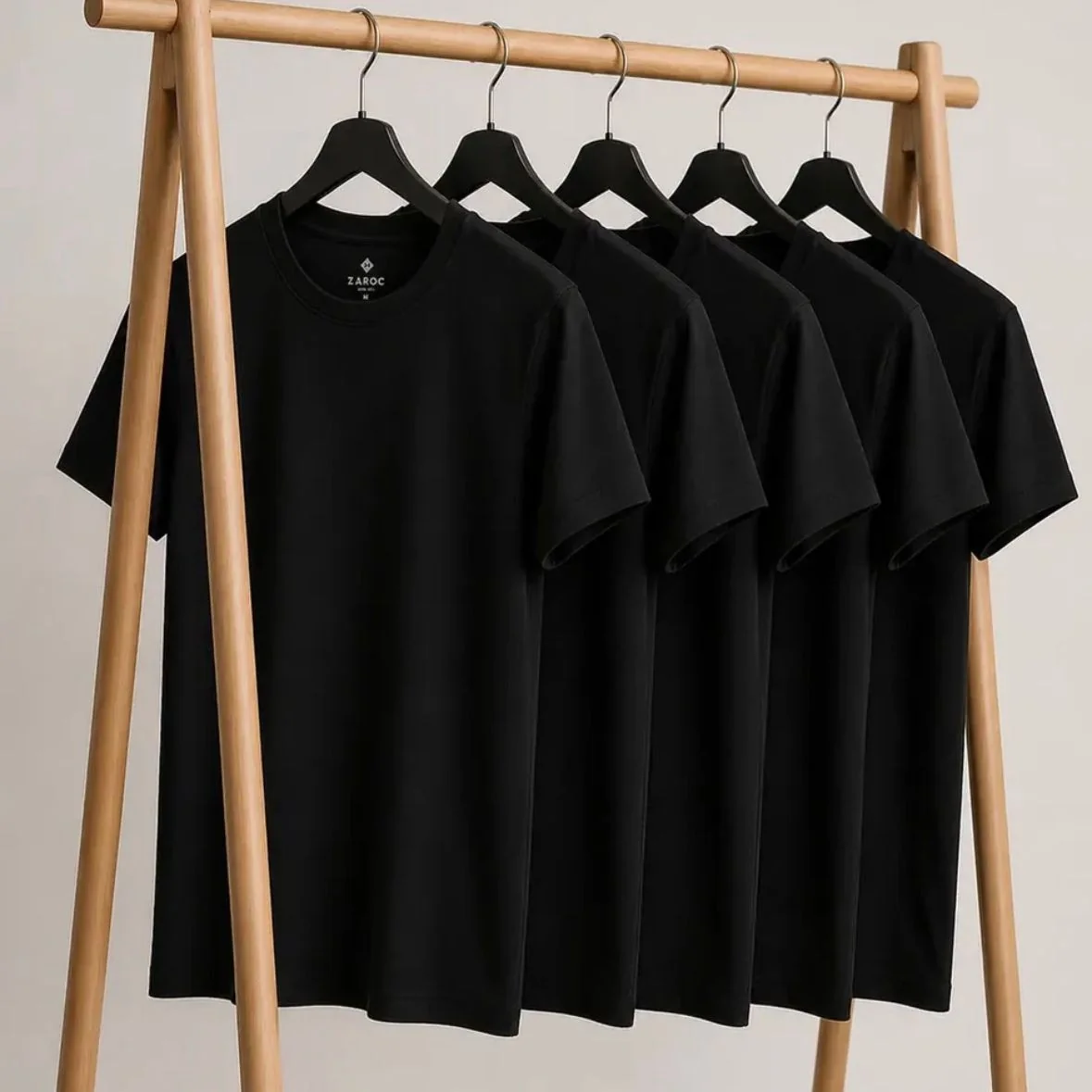 Kit 5 Camisetas Masculinas Slim Fit