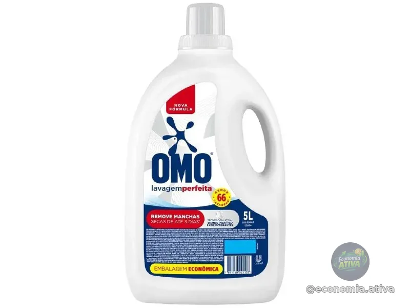 Sabão Líquido Omo Lavagem Perfeita 5L