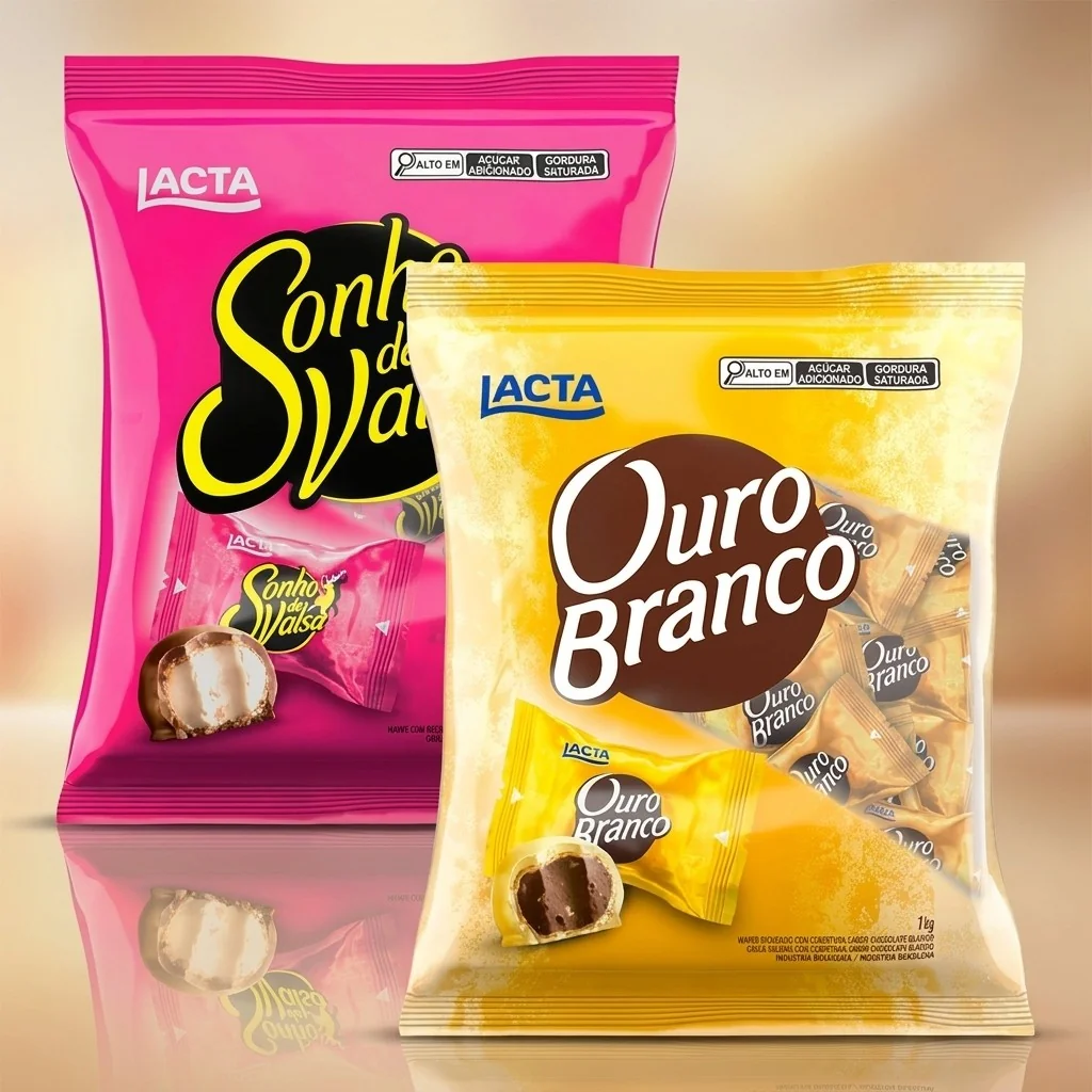 Kit Chocolate Ouro Branco 1Kg + Sonho de Valsa 1Kg