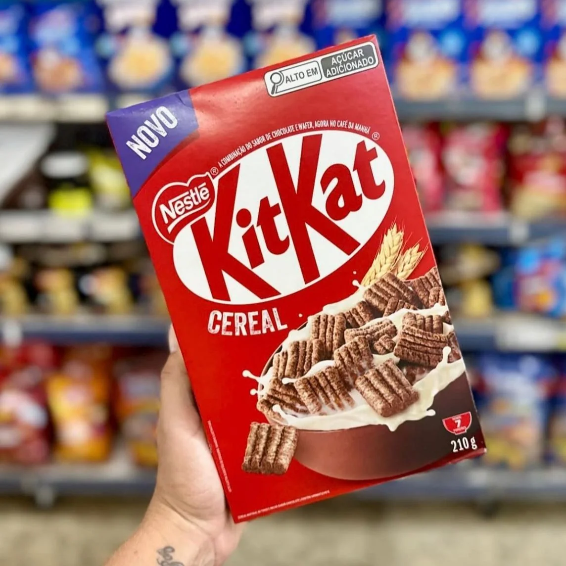 Cereal Matinal Chocolate KitKat Caixa 210g