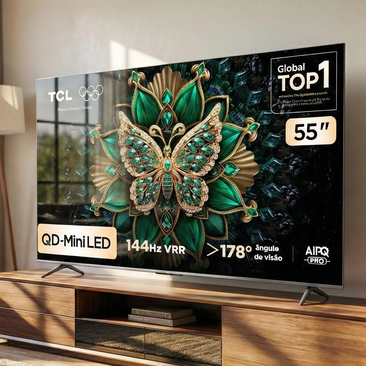 QD-MINI LED É QUALIDADE PURA, oportunidade parcelada