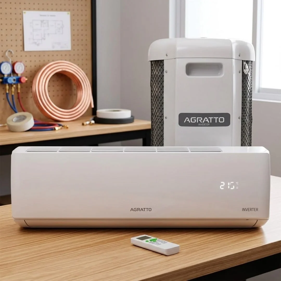 Ar Condicionado Split Inverter Agratto Zen Top 9000 BTU/h Frio ZICST9F - 220 Volts