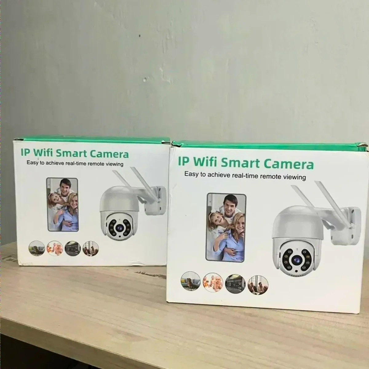 Kit 2 Câmera Segurança Ip Interna Externa Wifi Icsee Infravermelho Prova Dágua - Hw Branco