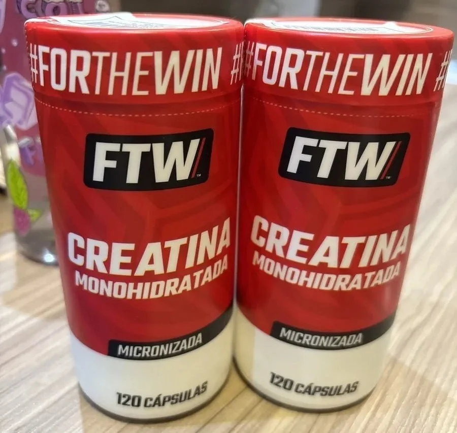 Creatina Monohidratada Micronizada Pote 120 Cápsulas - Ftw Sem Sabor