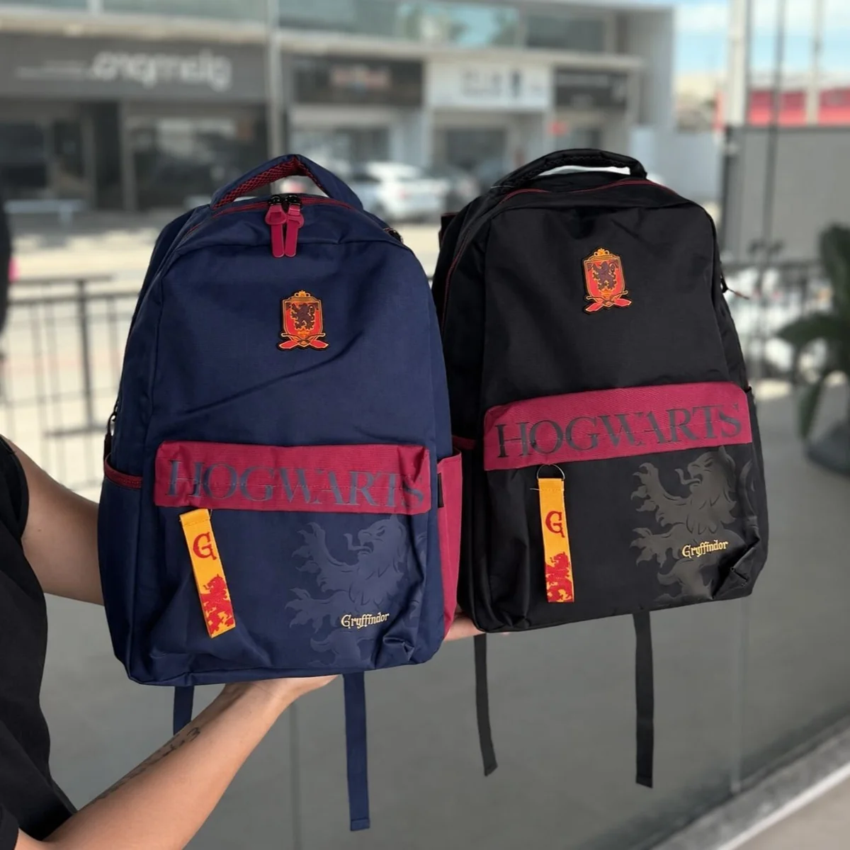 Mochila Costas Escolar Harry Potter Com Chaveiro Reforçada
