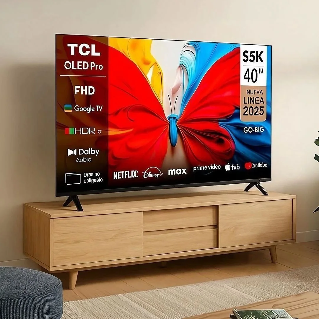 Smart TV 40" TCL Full HD QLED 40S5K Google TV 2 HDMI